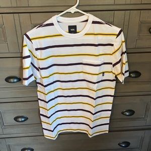 White striped pocket tshirt from Vans